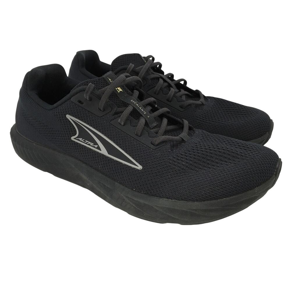 Altra Escalante 4 Road Running Shoe Sneaker Mens 8 Black Dark Grey Zero Drop
